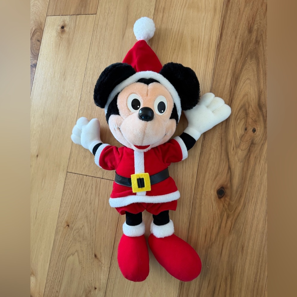 Playskool x Walt Disney Santa Mickey, Vintage circa 1988
